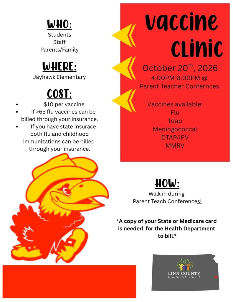 Vaccine Clinic on October 20, 2026 @ Elementary School