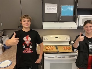 Basil on pizza