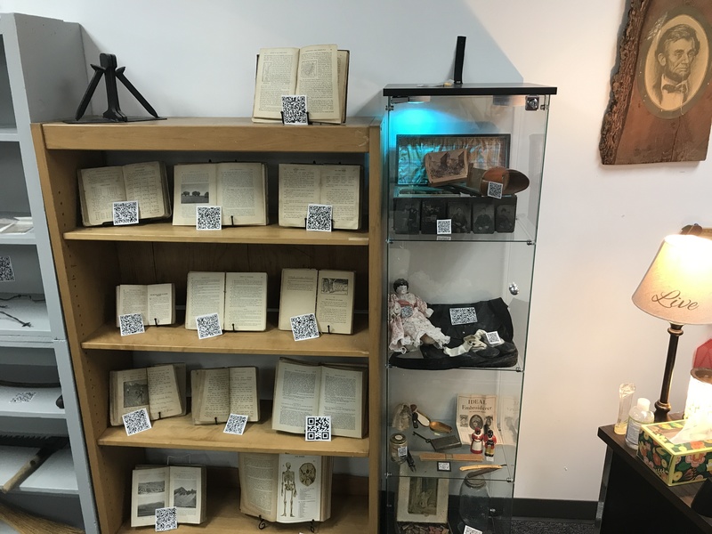 Displays in Classroom Museum