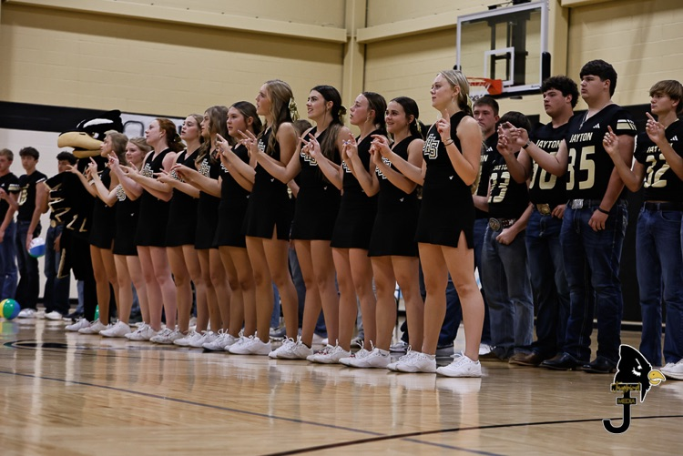 Full of spirit and heart for the school Fight Song.