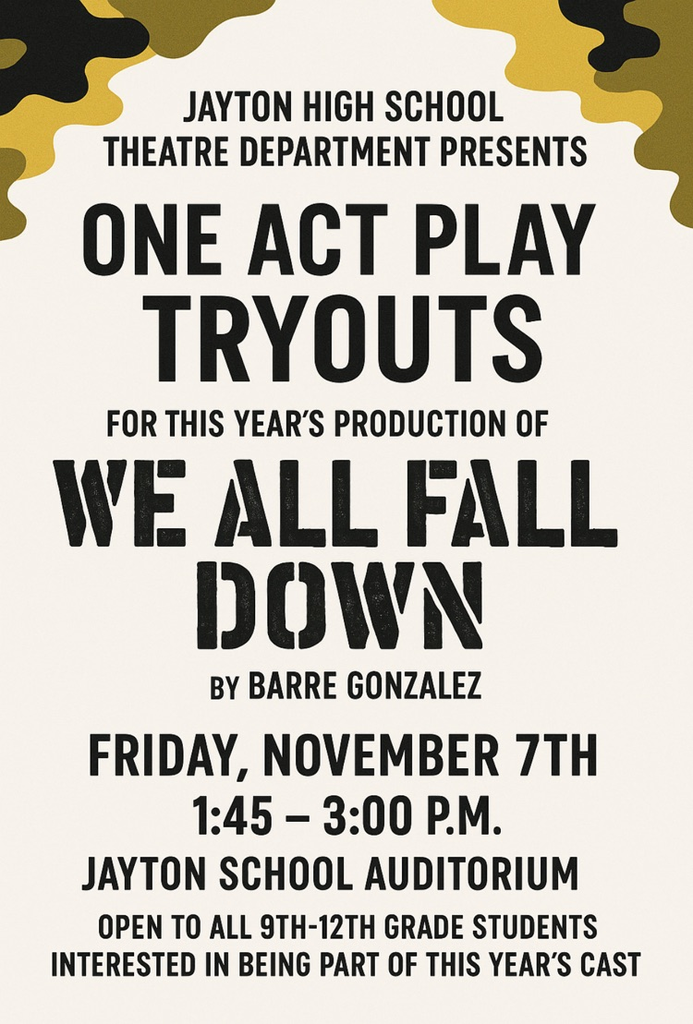 one act play tryouts