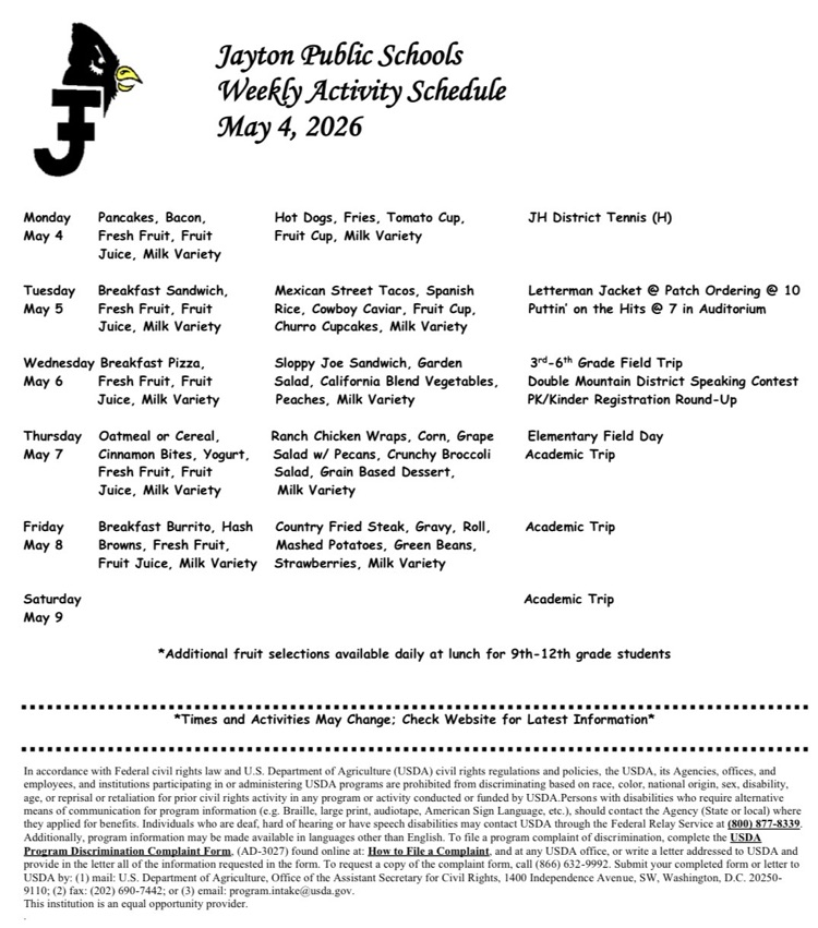 Calendar 5/4/26