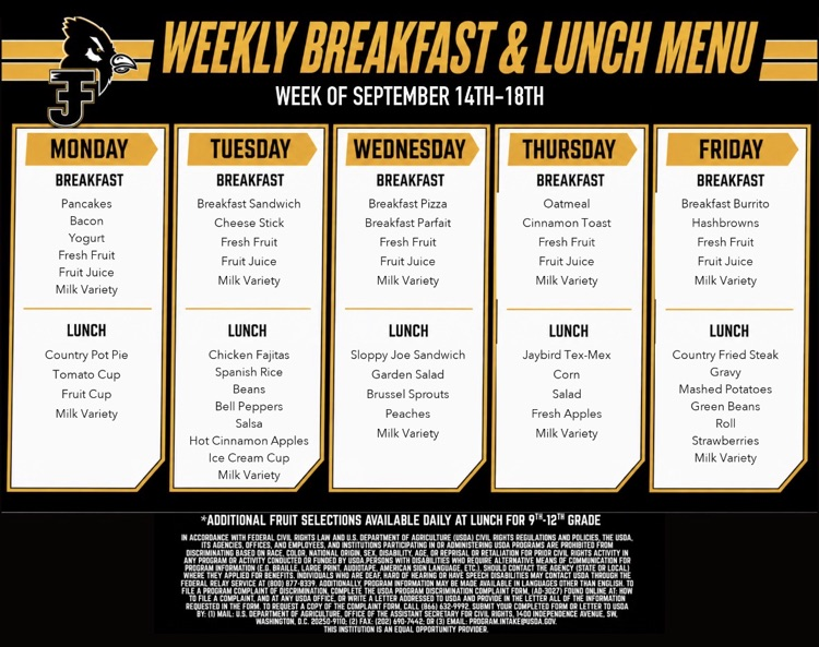 Menu 9/14