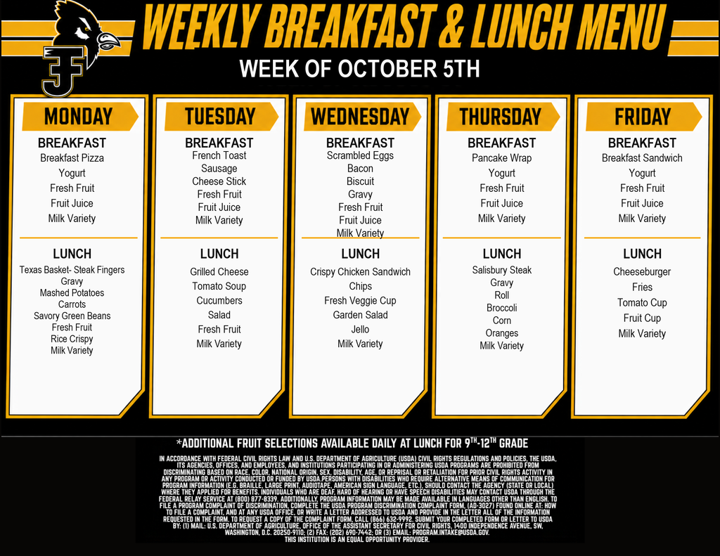 Menu 10/5