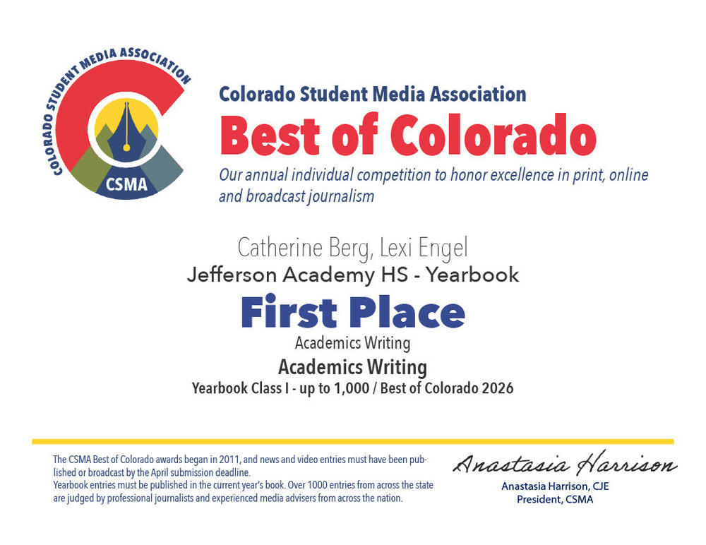 Colorado Student Media Association Award