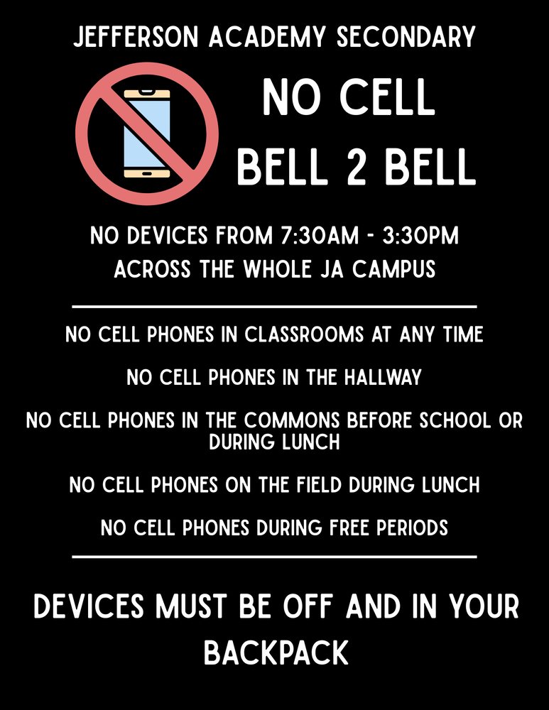 New cell phone policy