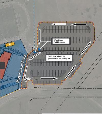 Traffic Pattern for Pick up and drop off