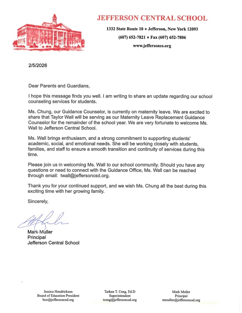 Announcement of LTS Guidance - Wall