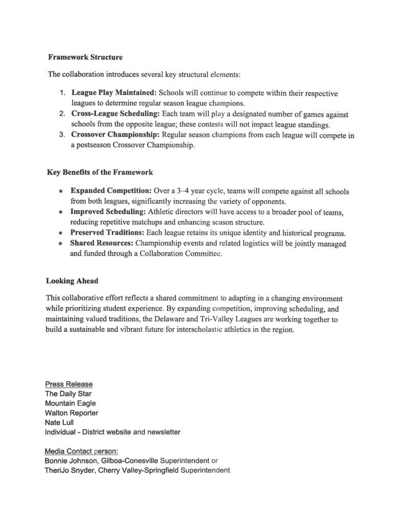 TRI-DEL PRESS RELEASE PG 2