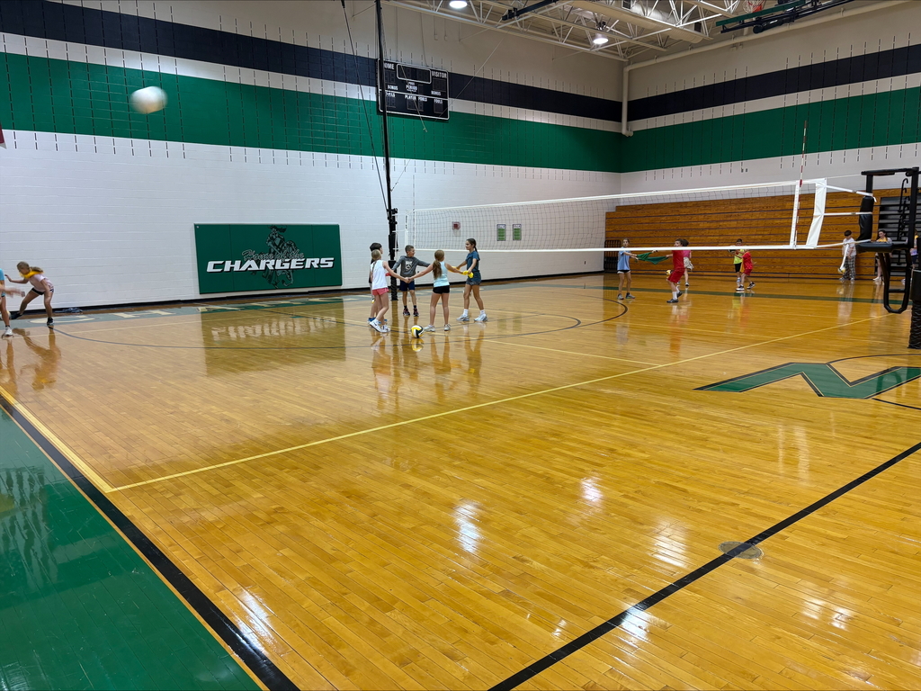  Practicing serving skills with ACE. 