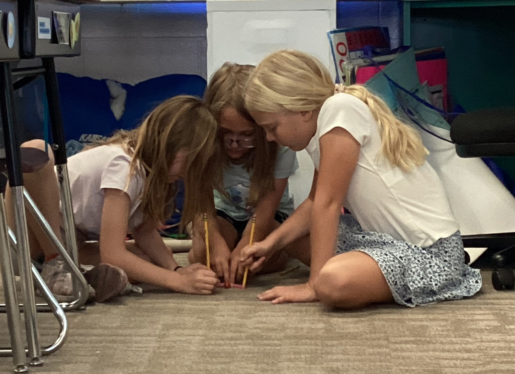 Third grade experimenting