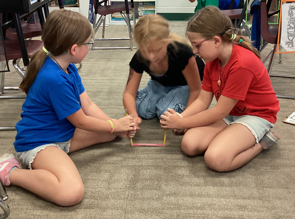 Third grade experimenting