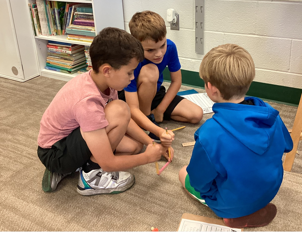 Third grade experimenting