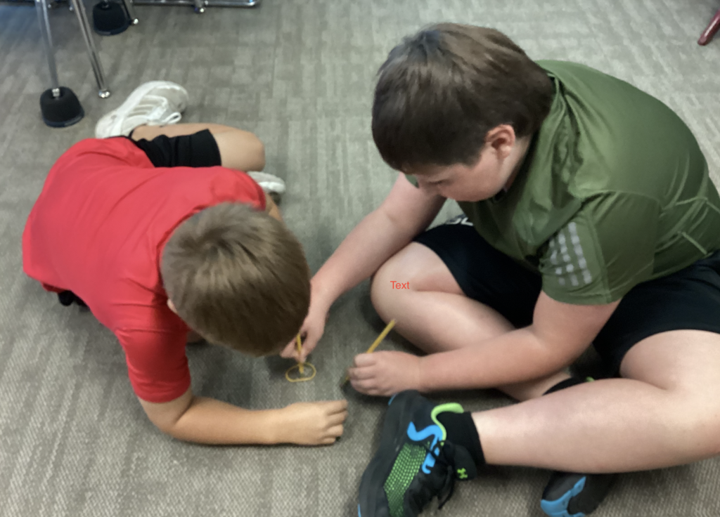 Kids experimenting
