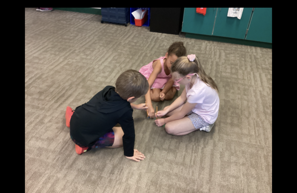 Kids experimenting