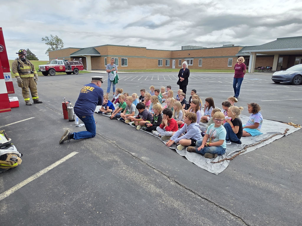 Students loved the activities and presentation that the Nortonville firefighters brought to JCNEMS on Thursday.