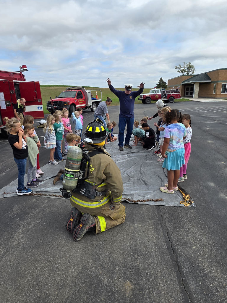 Students loved the activities and presentation that the Nortonville firefighters brought to JCNEMS on Thursday.
