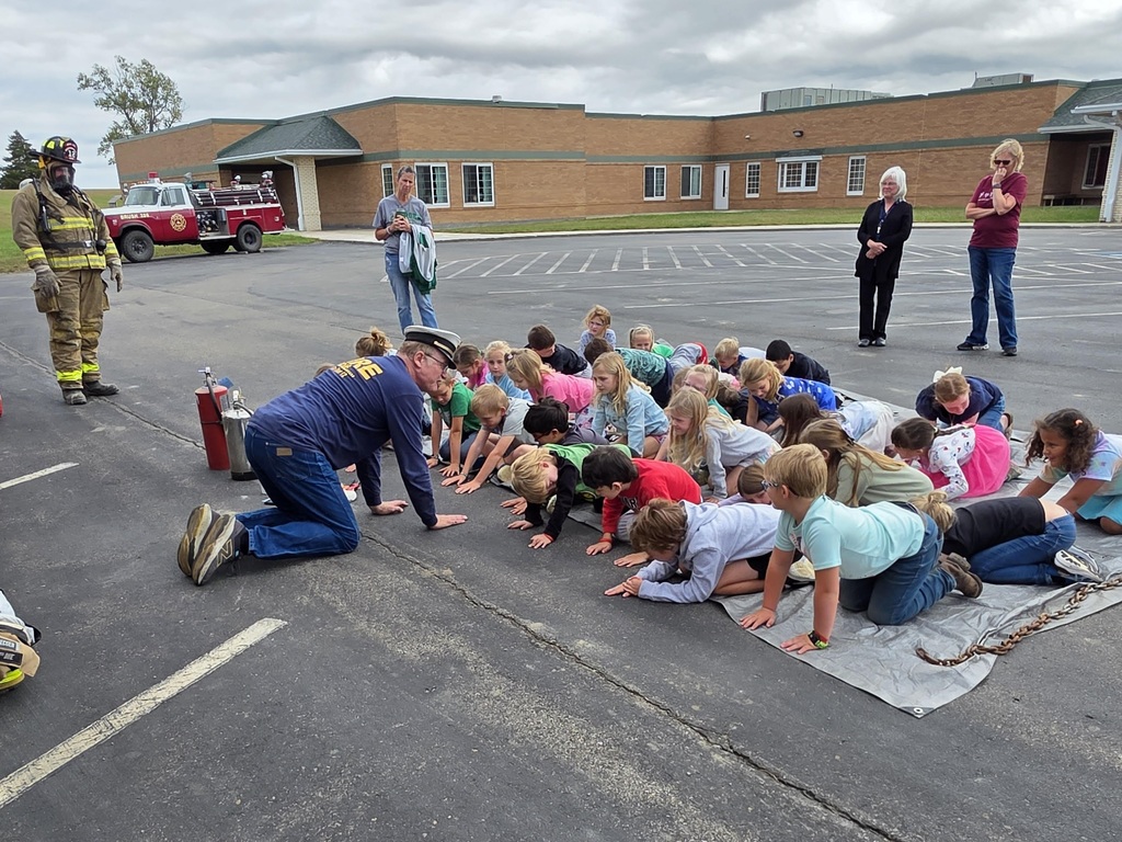 Students loved the activities and presentation that the Nortonville firefighters brought to JCNEMS on Thursday.