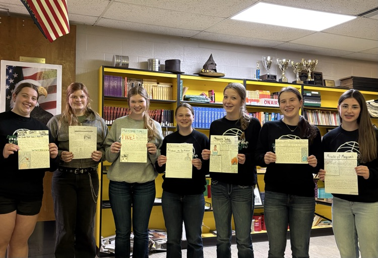 The sophomore class had a trial for Tom Robinson, then created newspaper