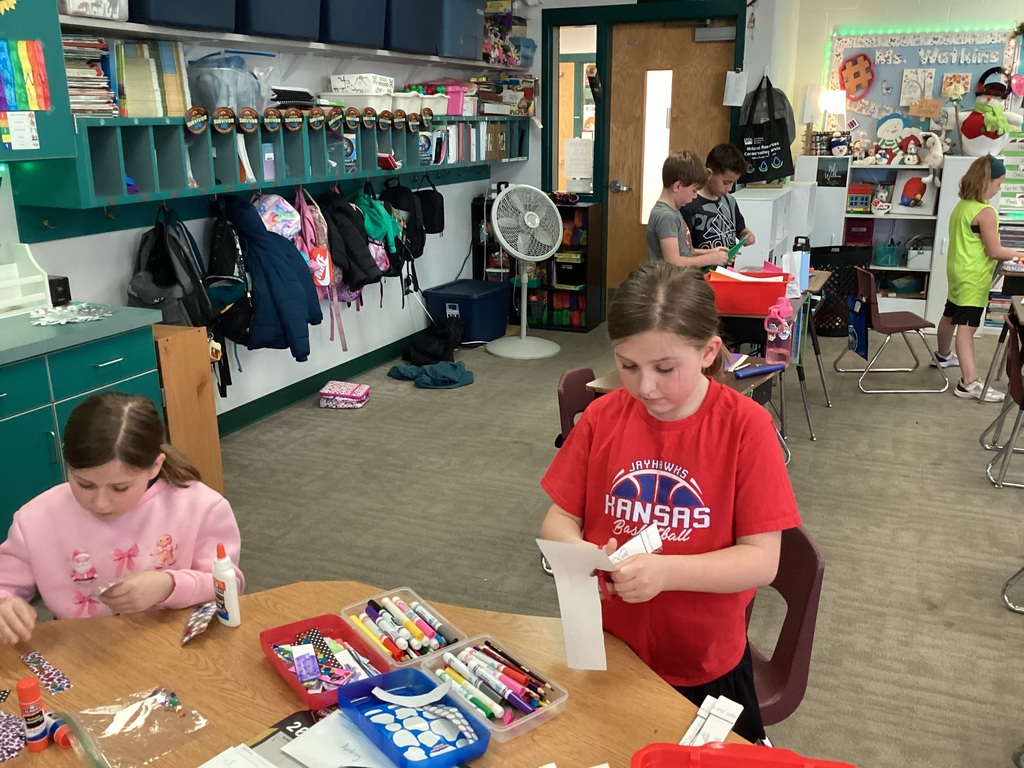 Third grade making their products to sell