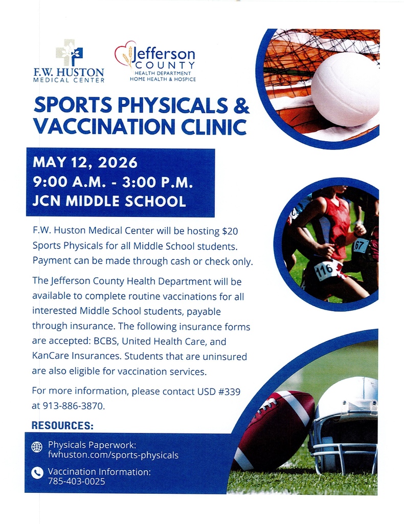 Middle School Sports Physicals
