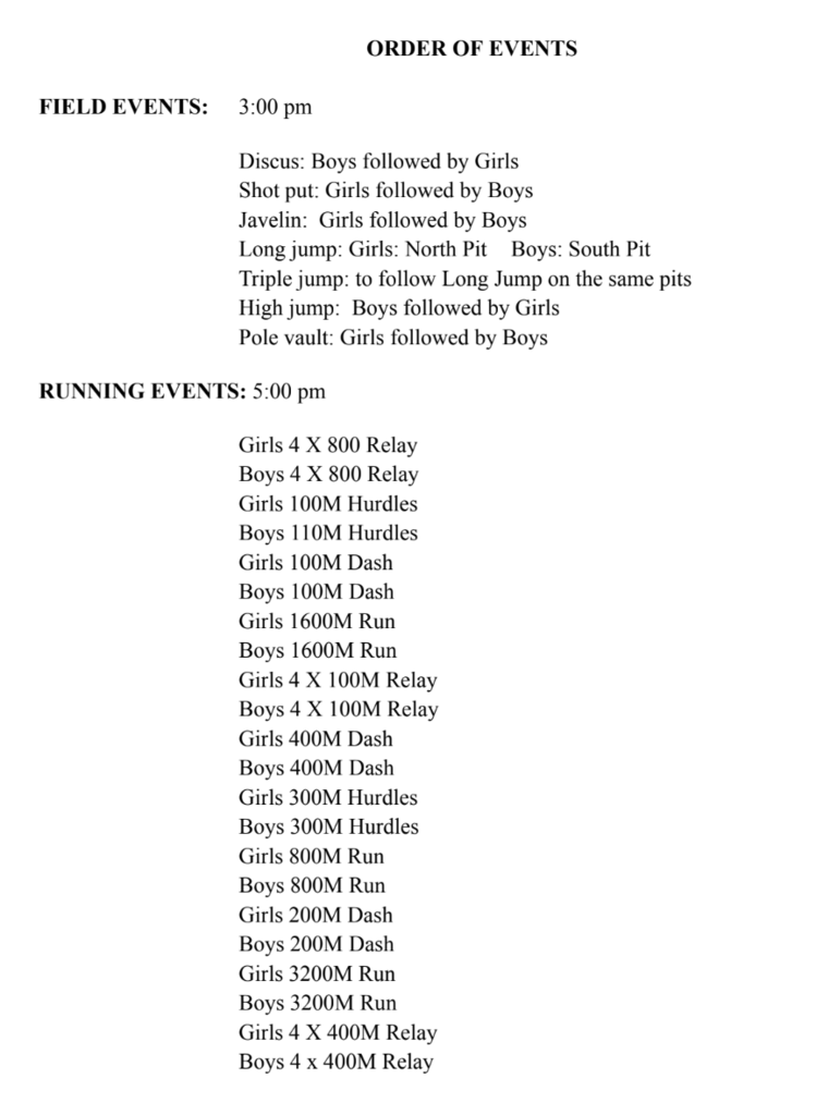 Jackson Heights HS Track