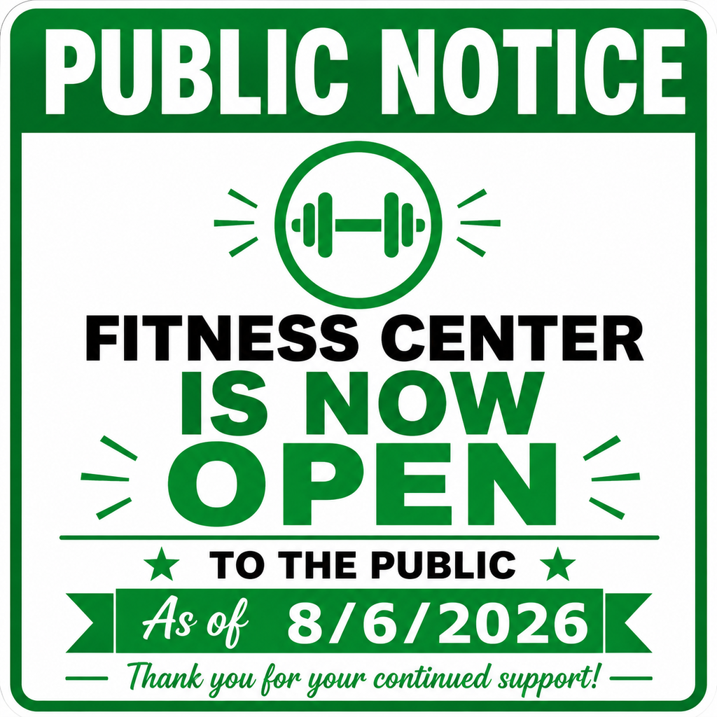 Fitness Center Open to Public