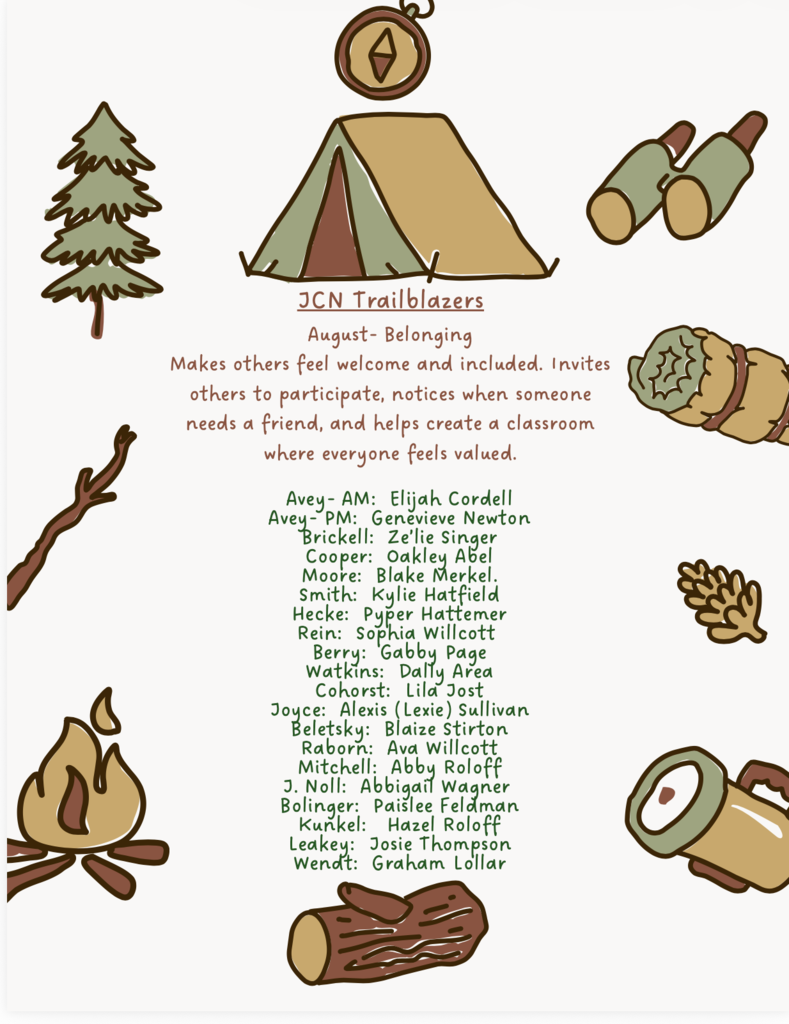 August Trailblazers