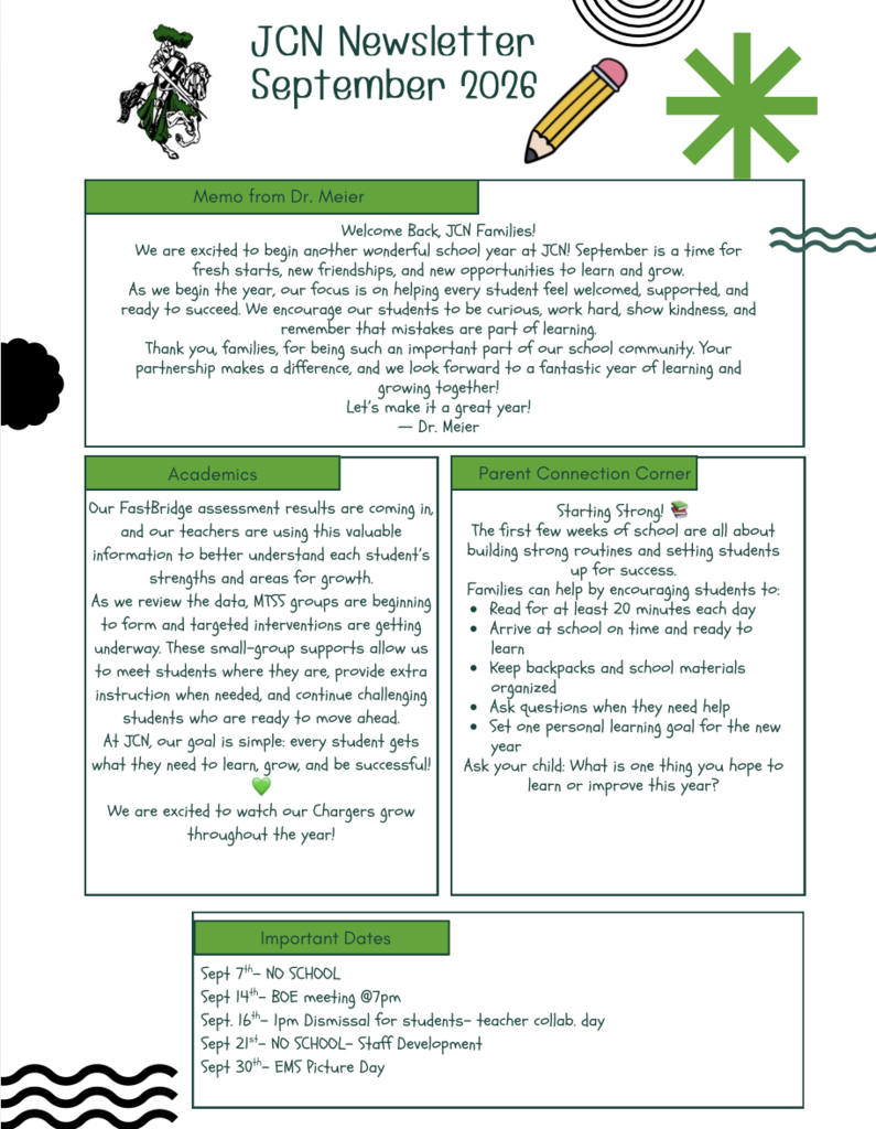 Sept Newsletter