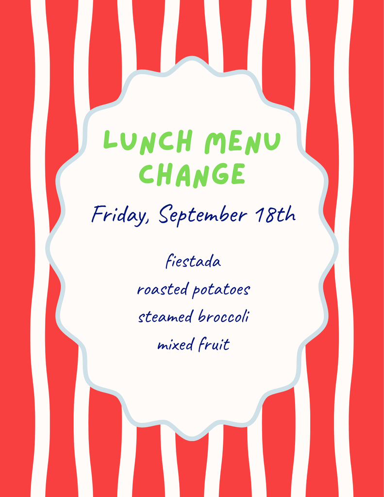 Menu Change