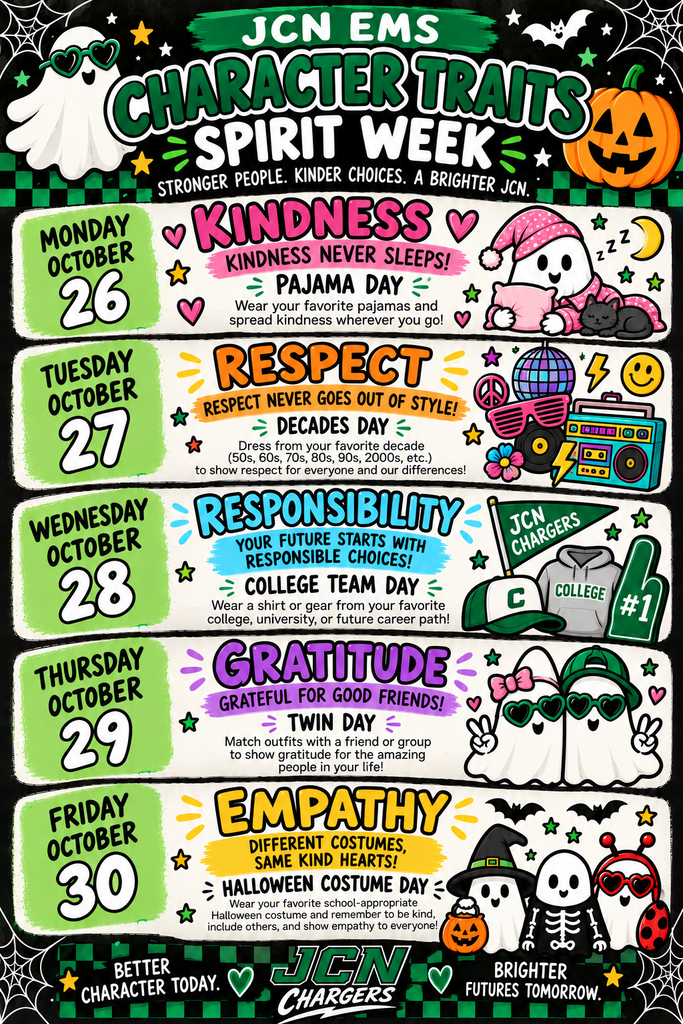 Character Traits Spirit Week