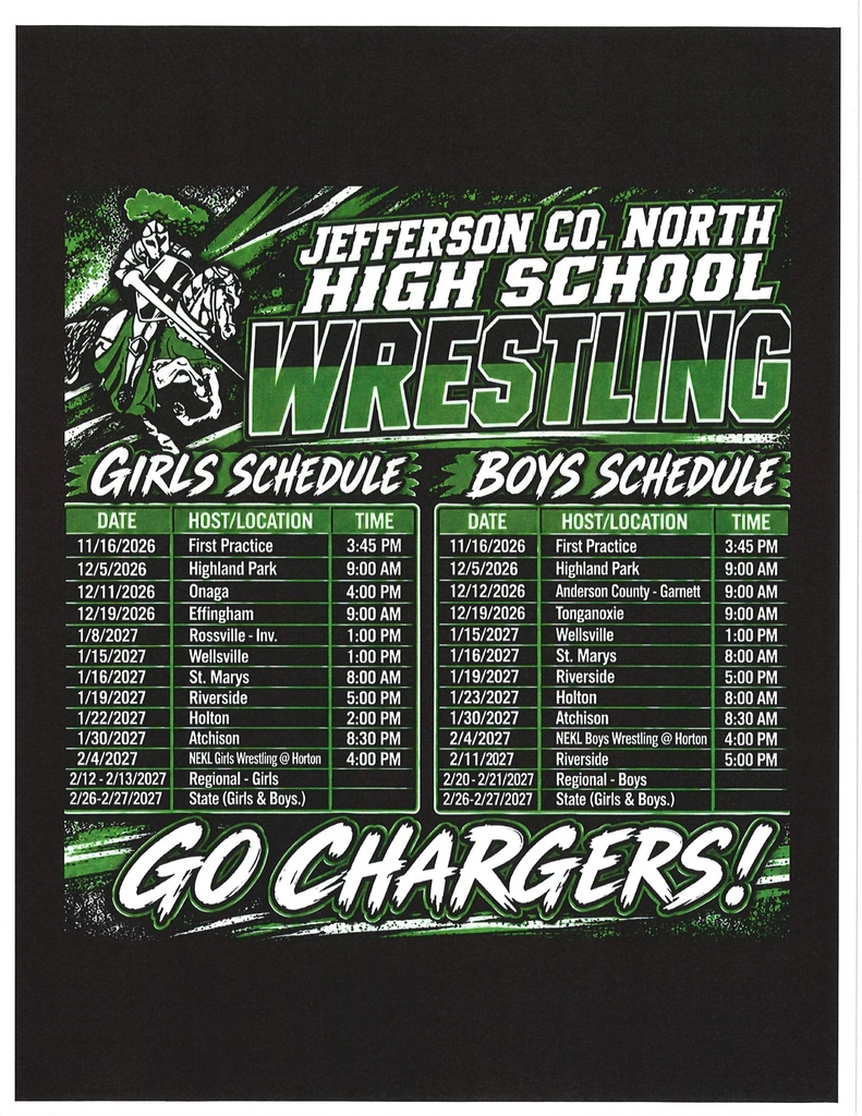 High School Wrestling Schedule