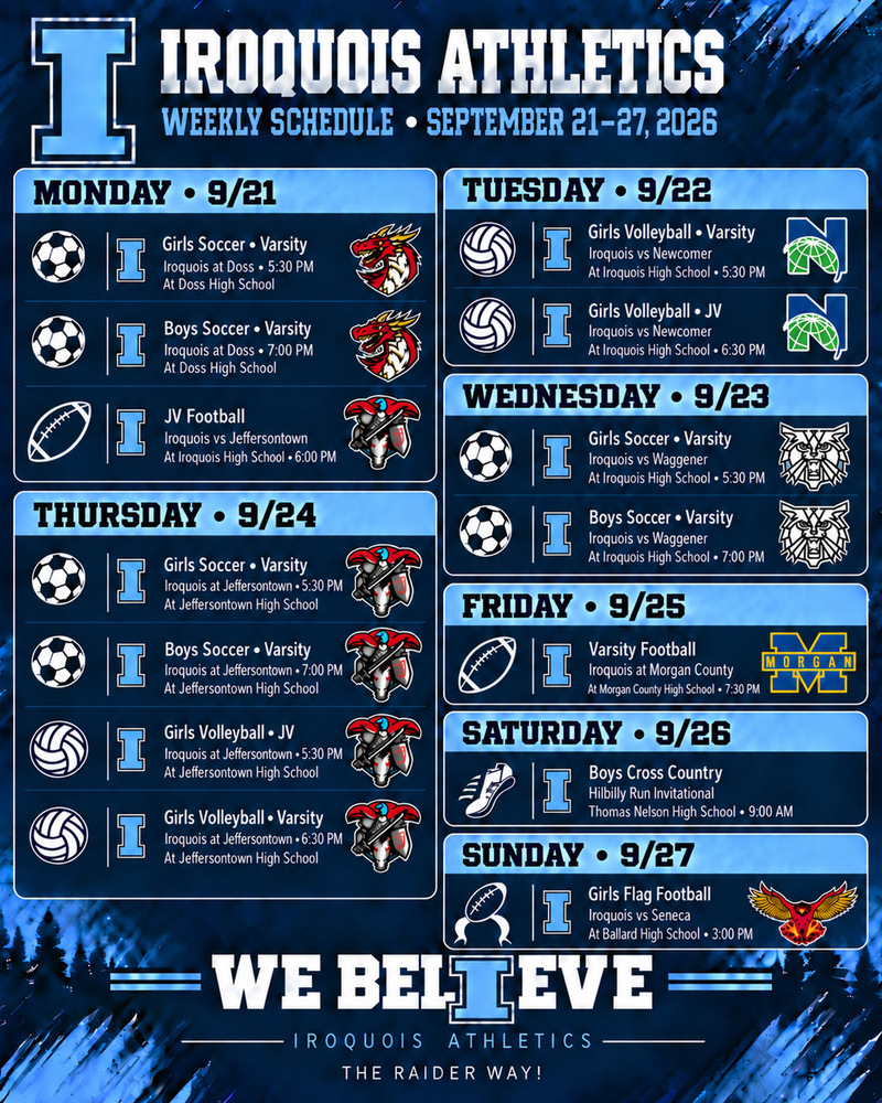 Athletics Sched