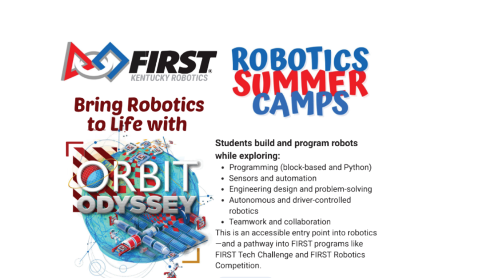 Robotics Camp Jul 20 - Jul 24 Western HS