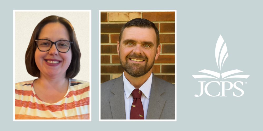 Angela Williams and Brandon Lewis smile in separate headshots.
