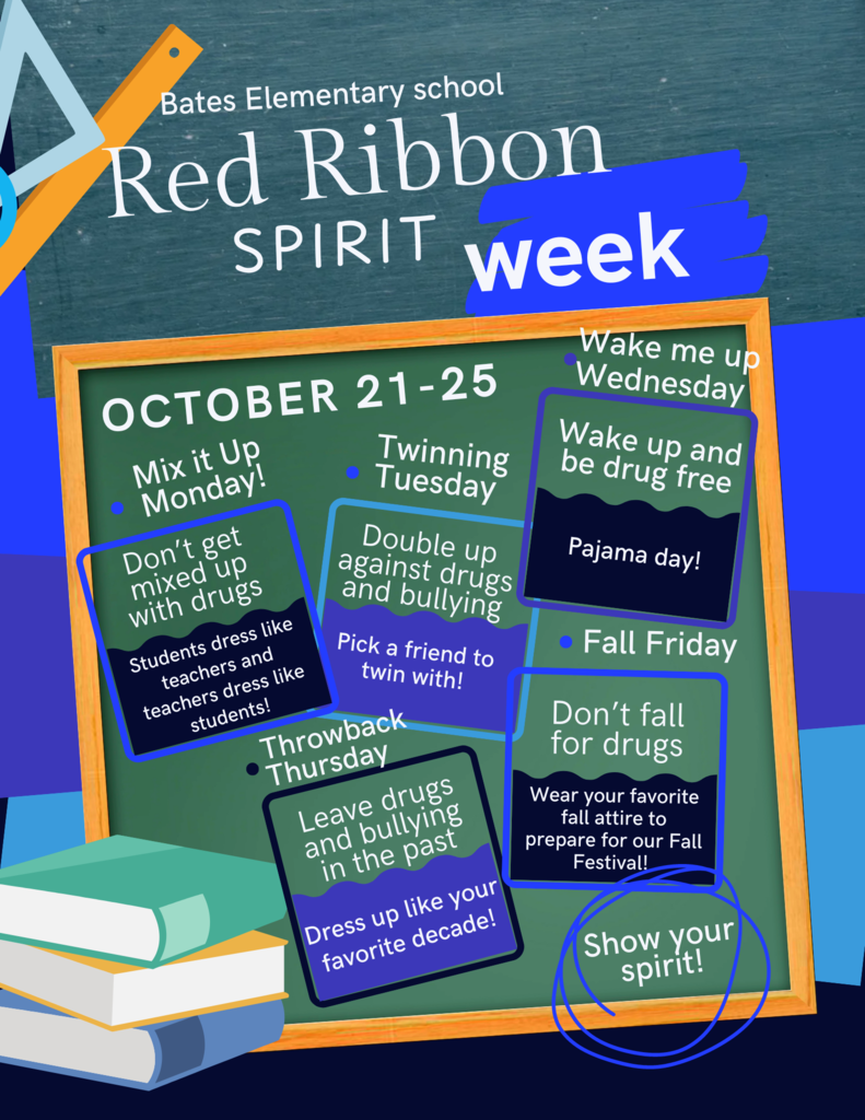 red ribbon and spirit week