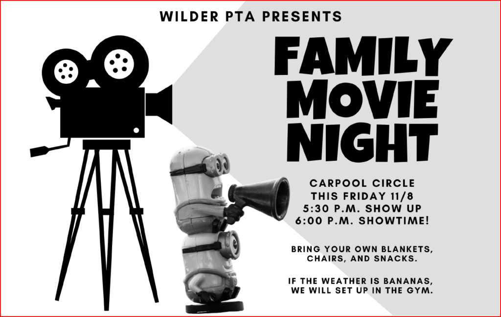 Family Movie Night Flyer