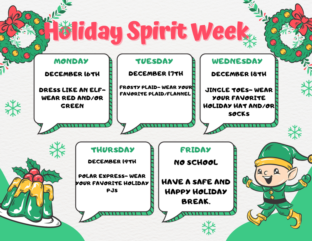 Holiday Spirit Week
