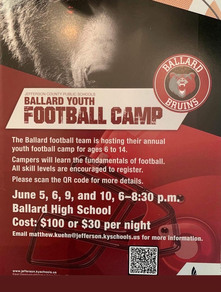 Ballard Football Camp - Ages 6-14