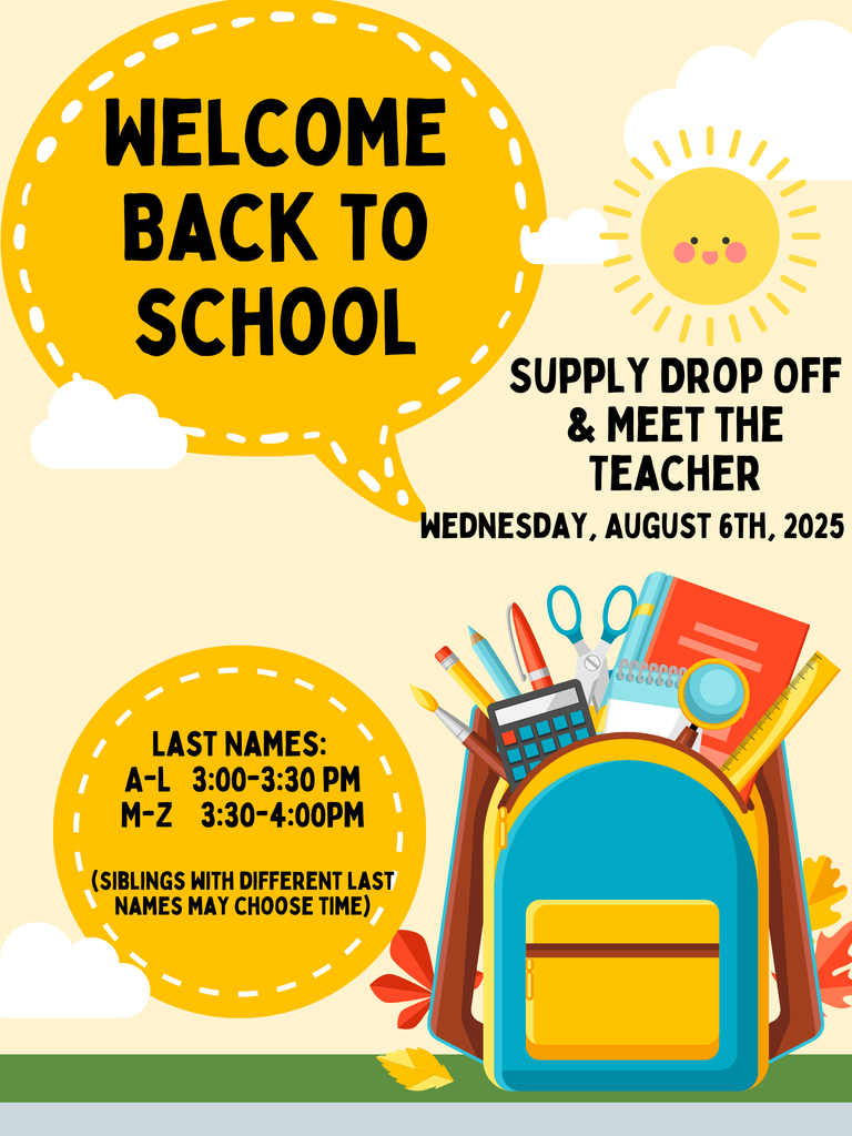 back to school supply drop off