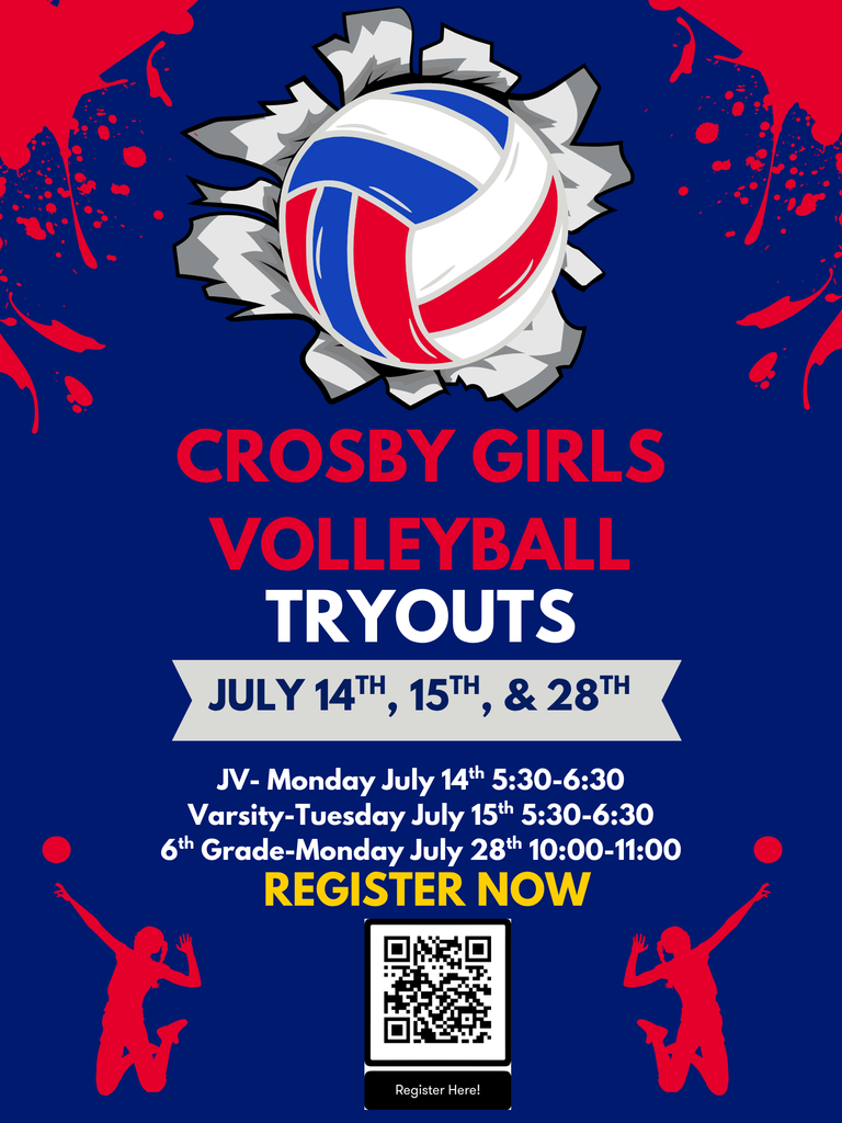 Crosby Girls Volleyball Tryouts