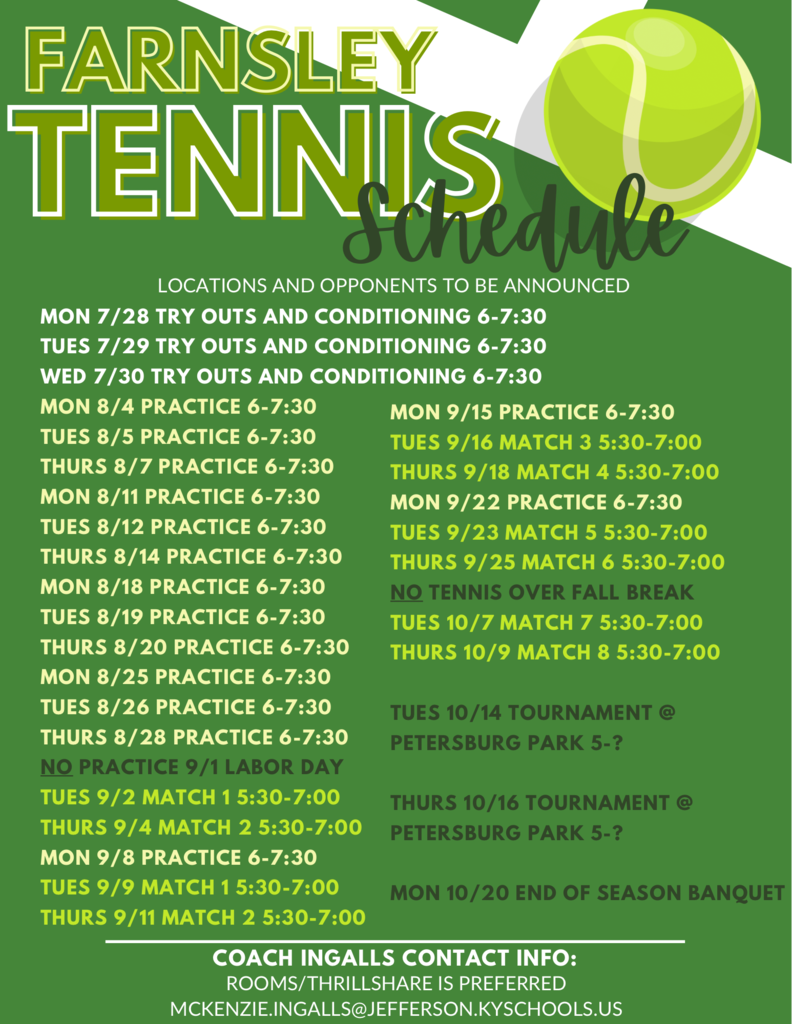 Tennis Flyer