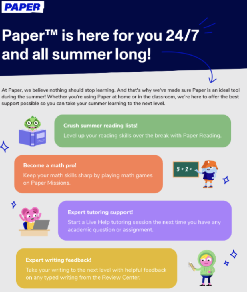 Paper Summer Challenge