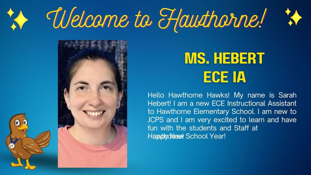 New Hawthorne Staff 2025-2026 Ms Hebert