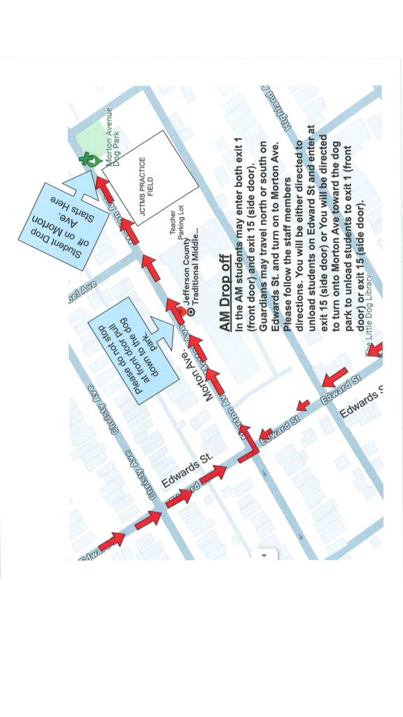 am dropoff map