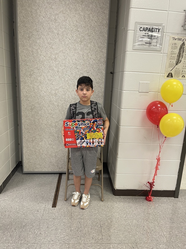 One of the raffle winners