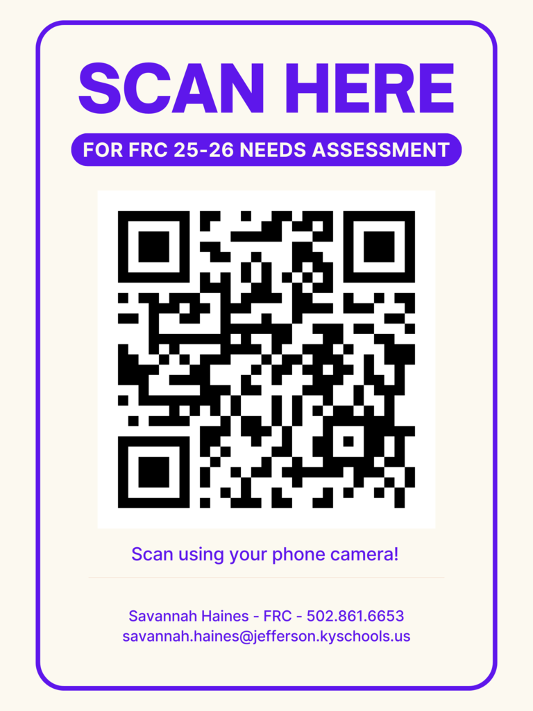 QR Code for the FRC Needs Assessment