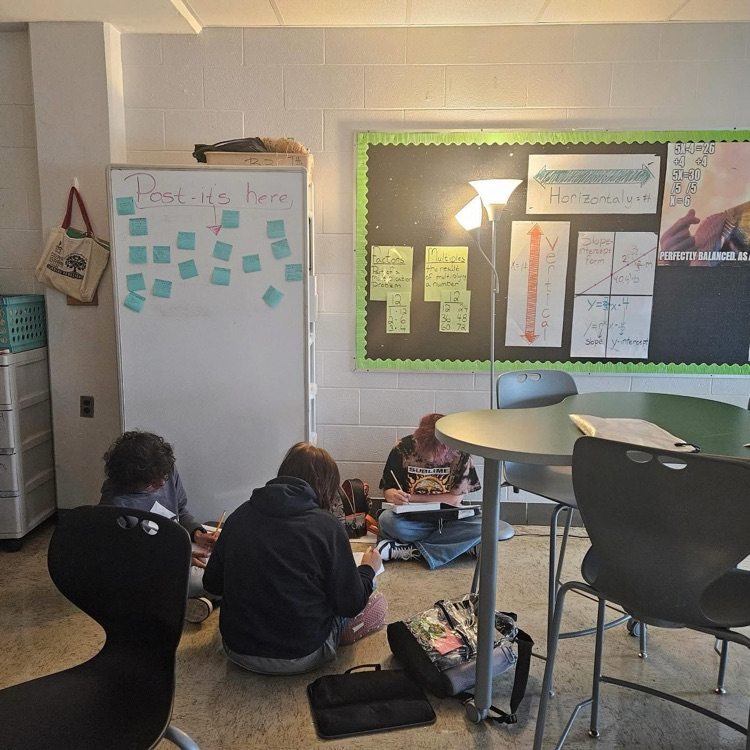 photo of students working in groups 