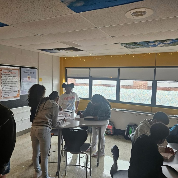 photo of students working in groups 
