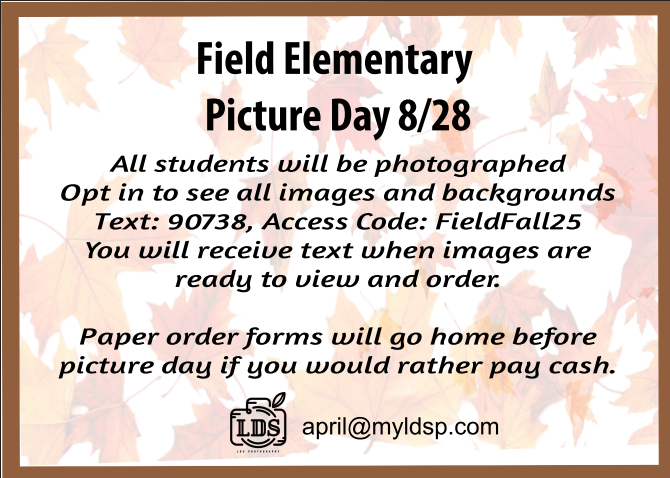 Field Picture Day Flyer